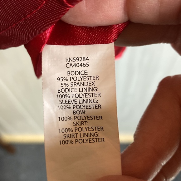 Rare Editions Black and Red Fit and Flare Dress - Picture 6 of 6